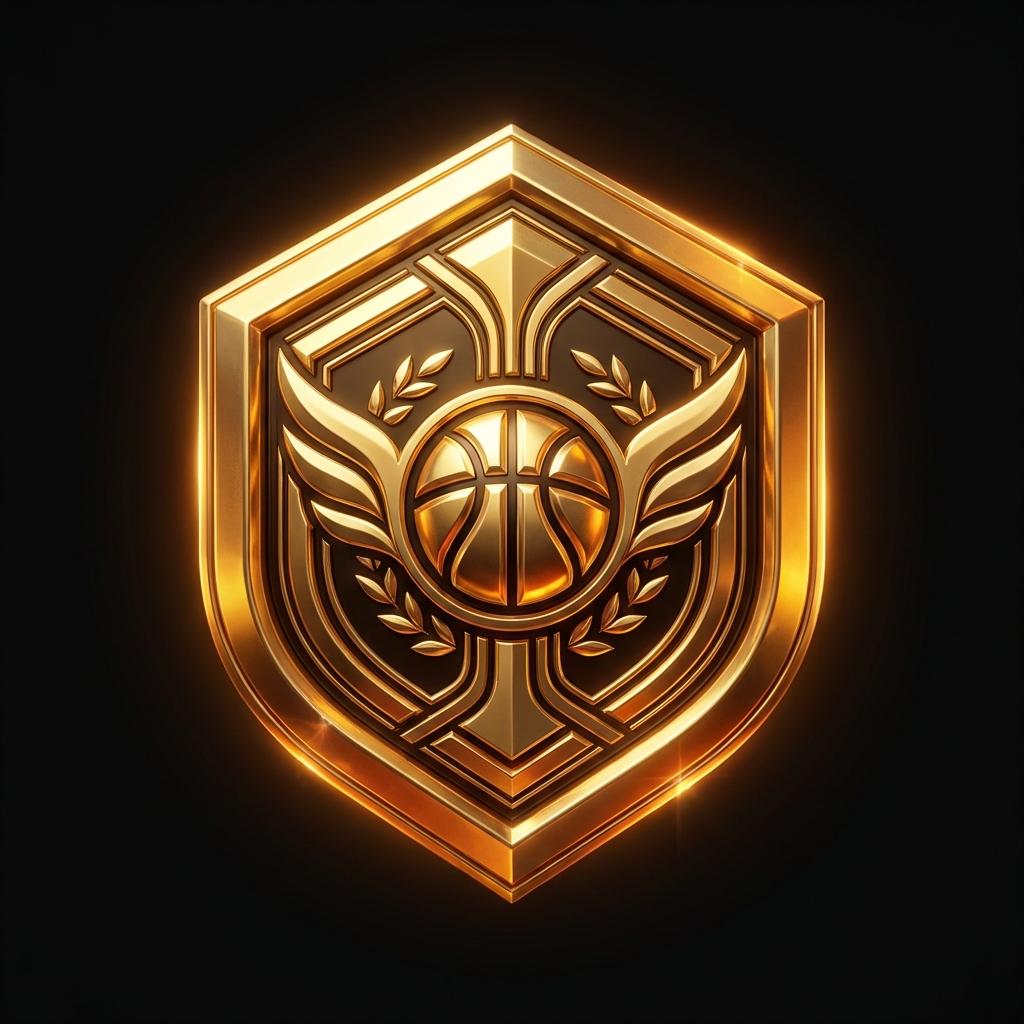 Gold rank badge